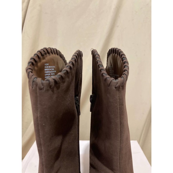 NIB Just Fab Ivory Western Boot Size 8 - Picture 7 of 11